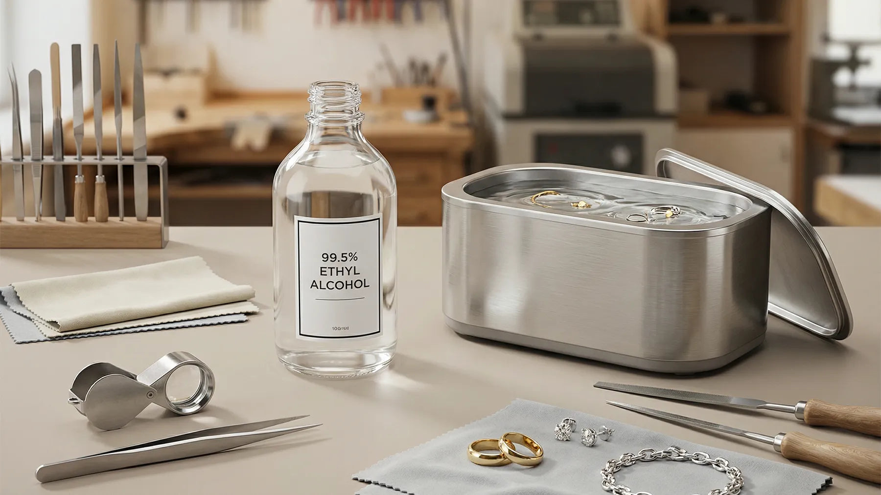 Why High-Purity Ethyl Alcohol Is Essential for Professional Jewelry Cleaning