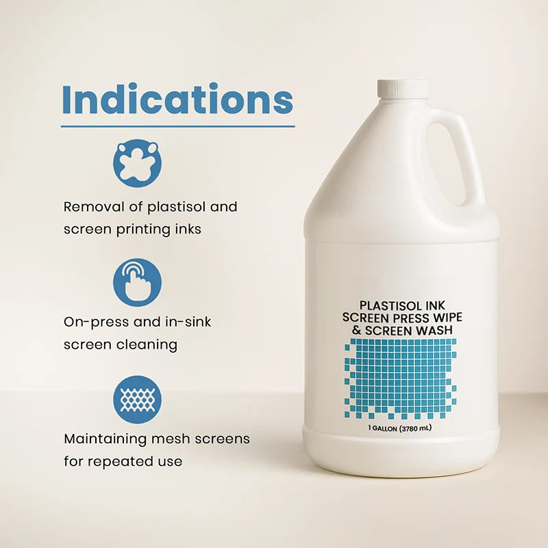 Plastisol Screen Wash