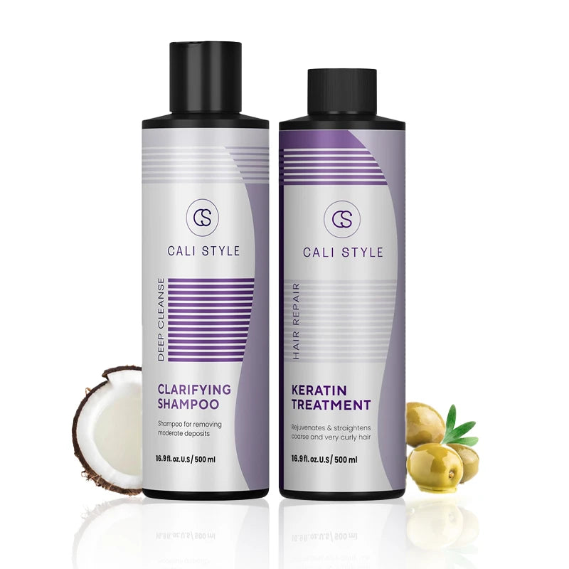 Cali Style Clarifying Shampoo & Keratin Treatment Duo