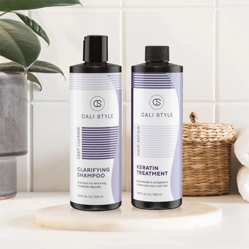 Cali Style Clarifying Shampoo & Keratin Treatment Duo