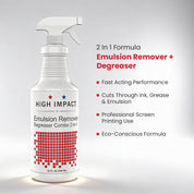 High Impact Emulsion Remover & Degreaser – 2-in-1 Formula