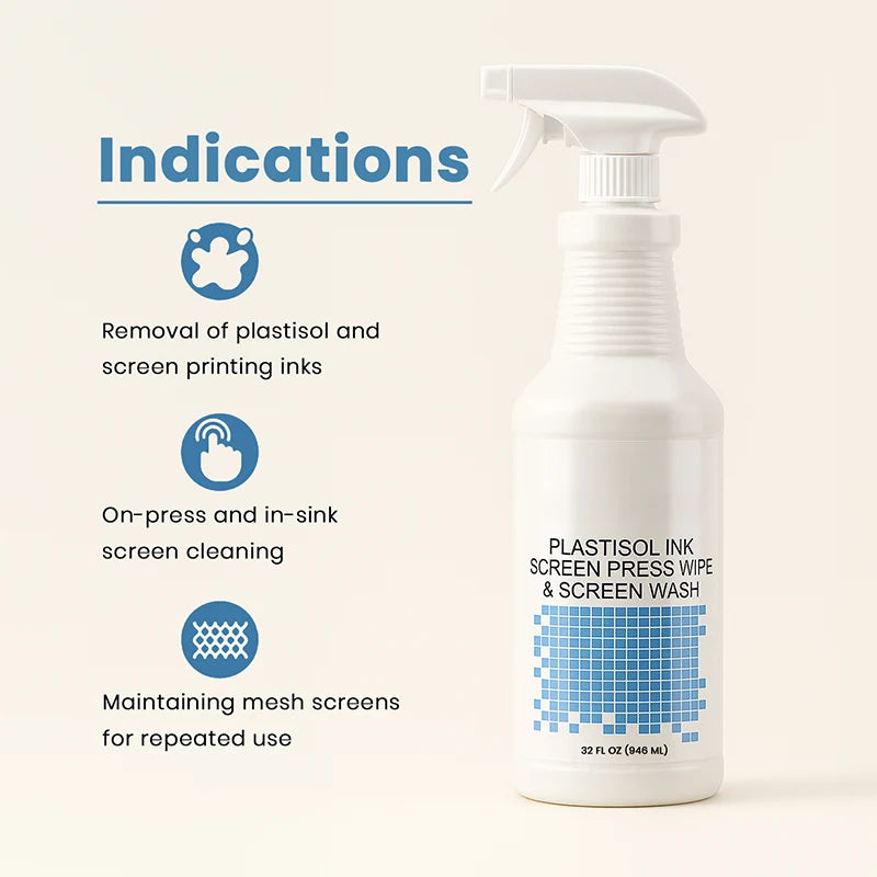 Plastisol Screen Wash