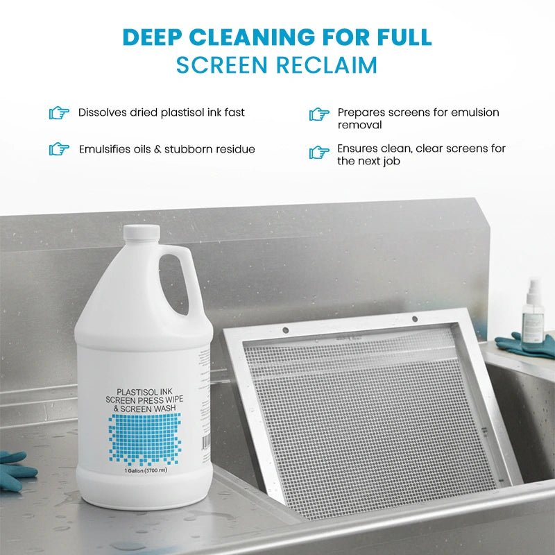 Plastisol Screen Wash