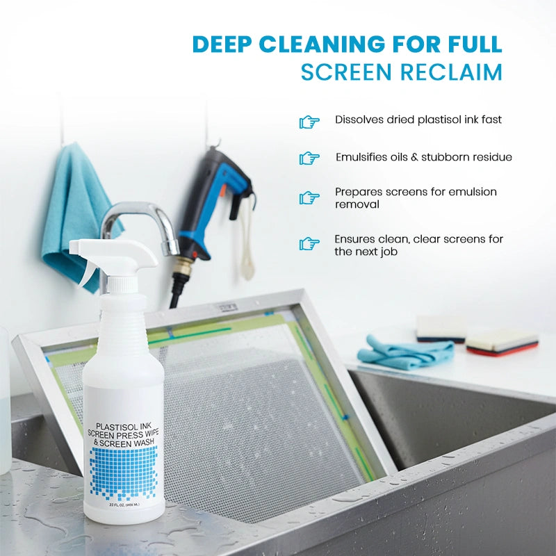 Plastisol Screen Wash