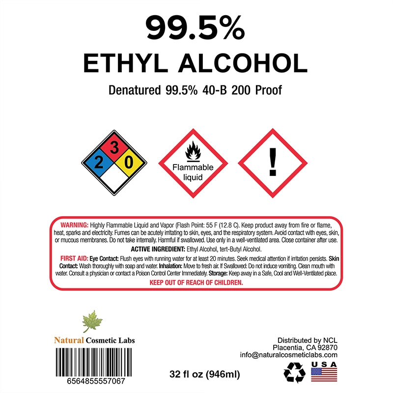 Ethyl Alcohol 99.5% (Ethanol)